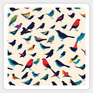 Birds Pattern Sticker